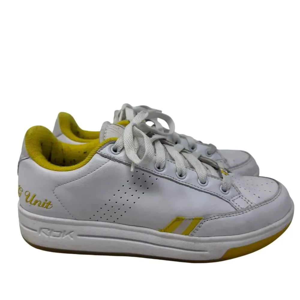 Vintage Reebok G-Unit G6 White Yellow Size Men 7 / Women 8.5 2003 Y2K